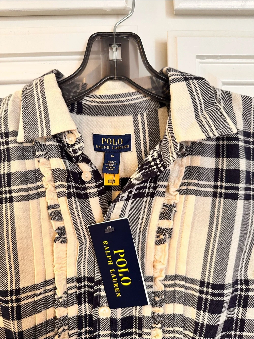 Polo Ralph Lauren plaid button